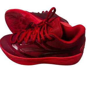 LaMelo Ball Puma MB.02 Red Basketball Shoes – Women’s Size 7 Excellent Condition